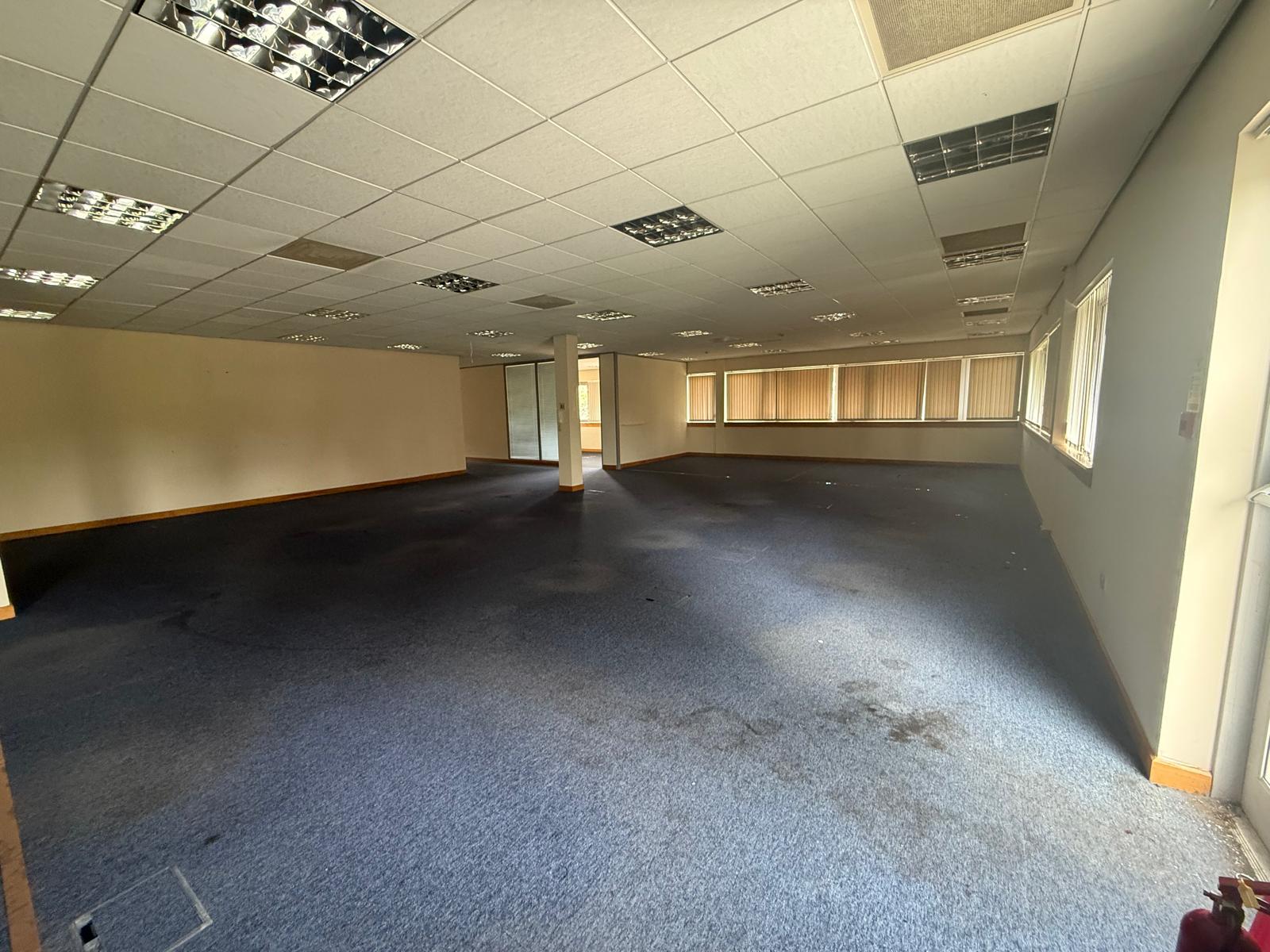 The empty open-plan office before the fit out began