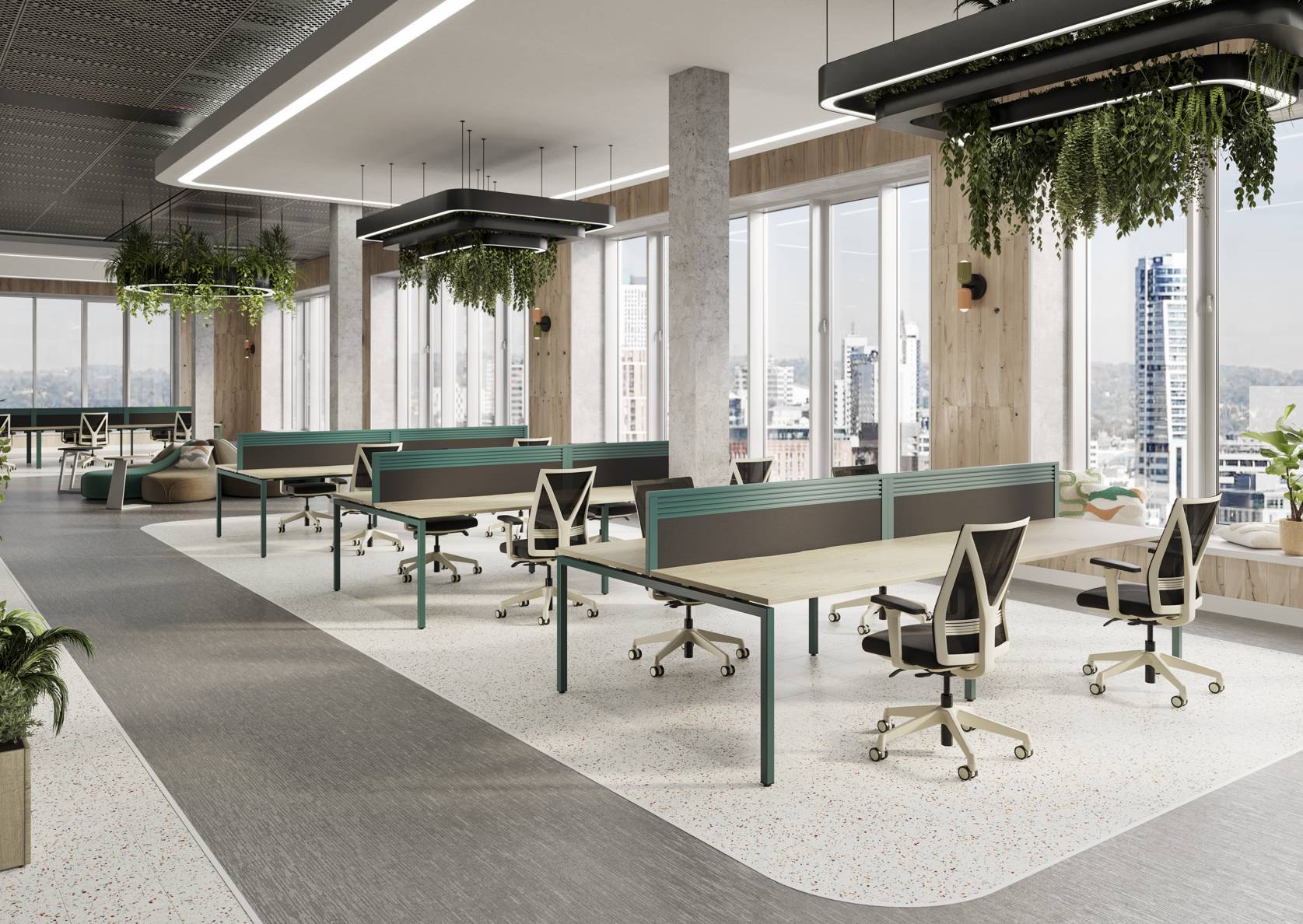 Bench desking, reworked