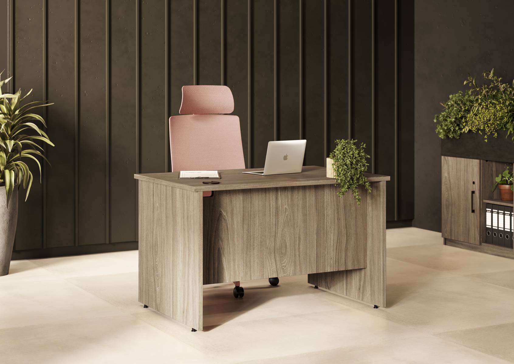 Open plan workspace